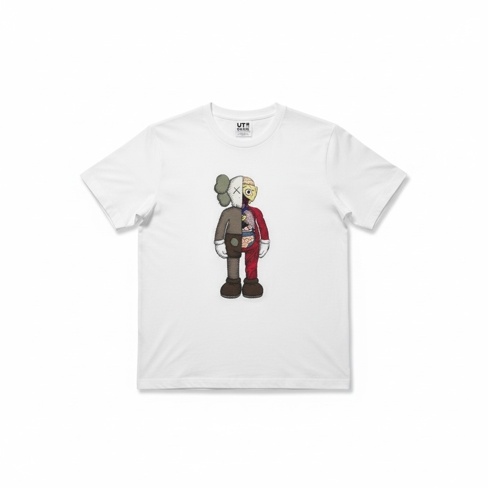 KAWS X Uniqlo White Graphic T-Shirt